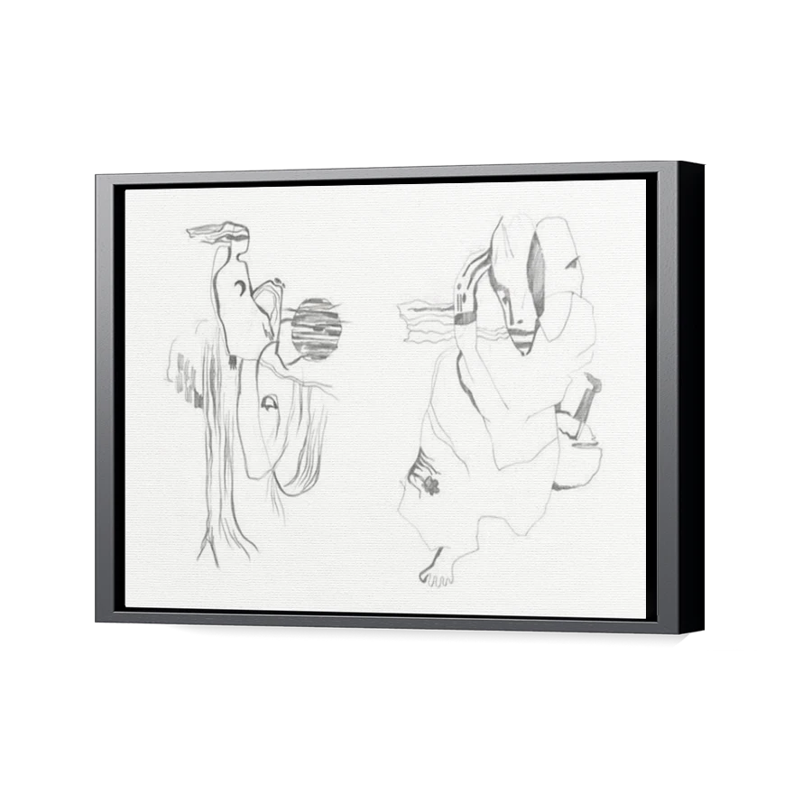 Thumbnail for Canvas - Black Floating Frame
