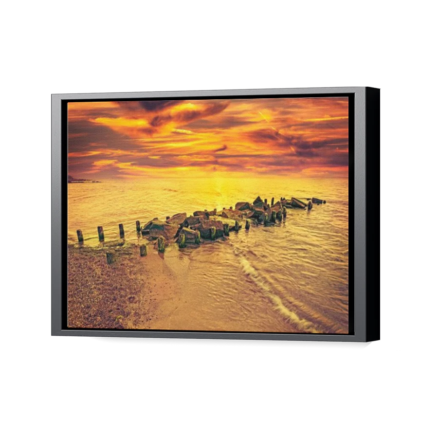 Thumbnail for Canvas - Black Floating Frame