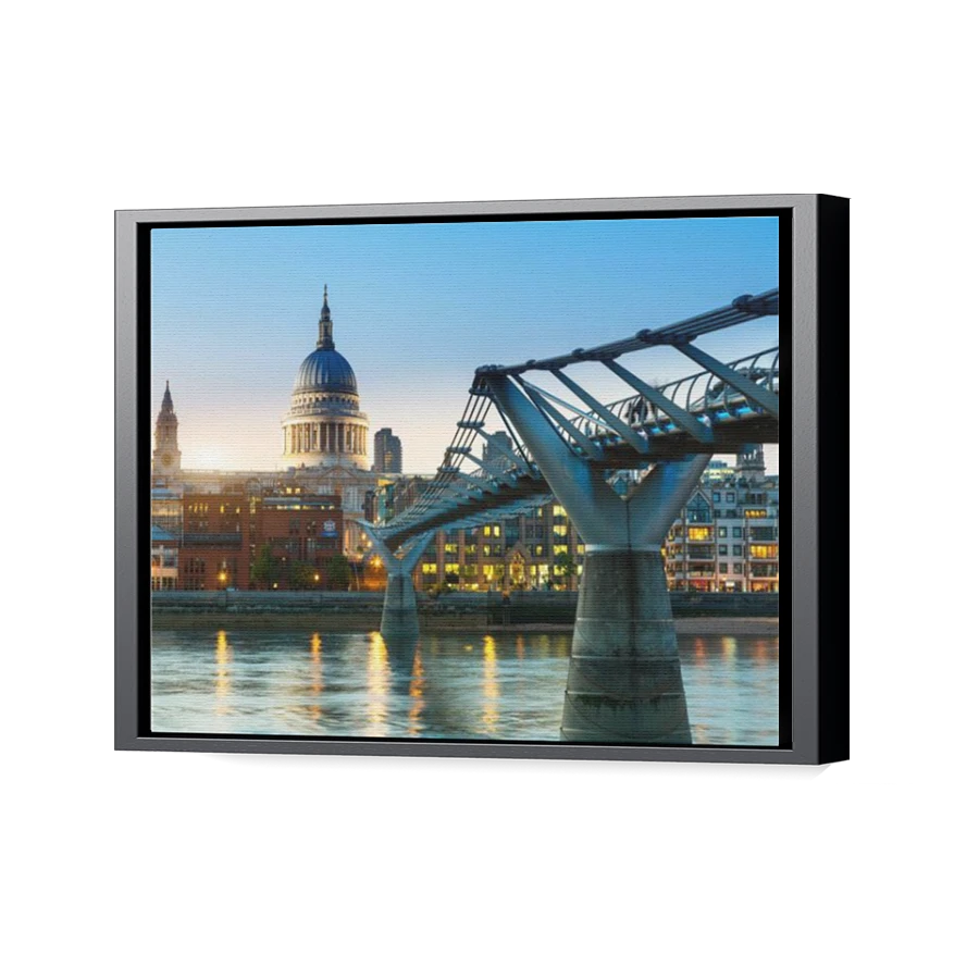 Thumbnail for Canvas - Black Floating Frame
