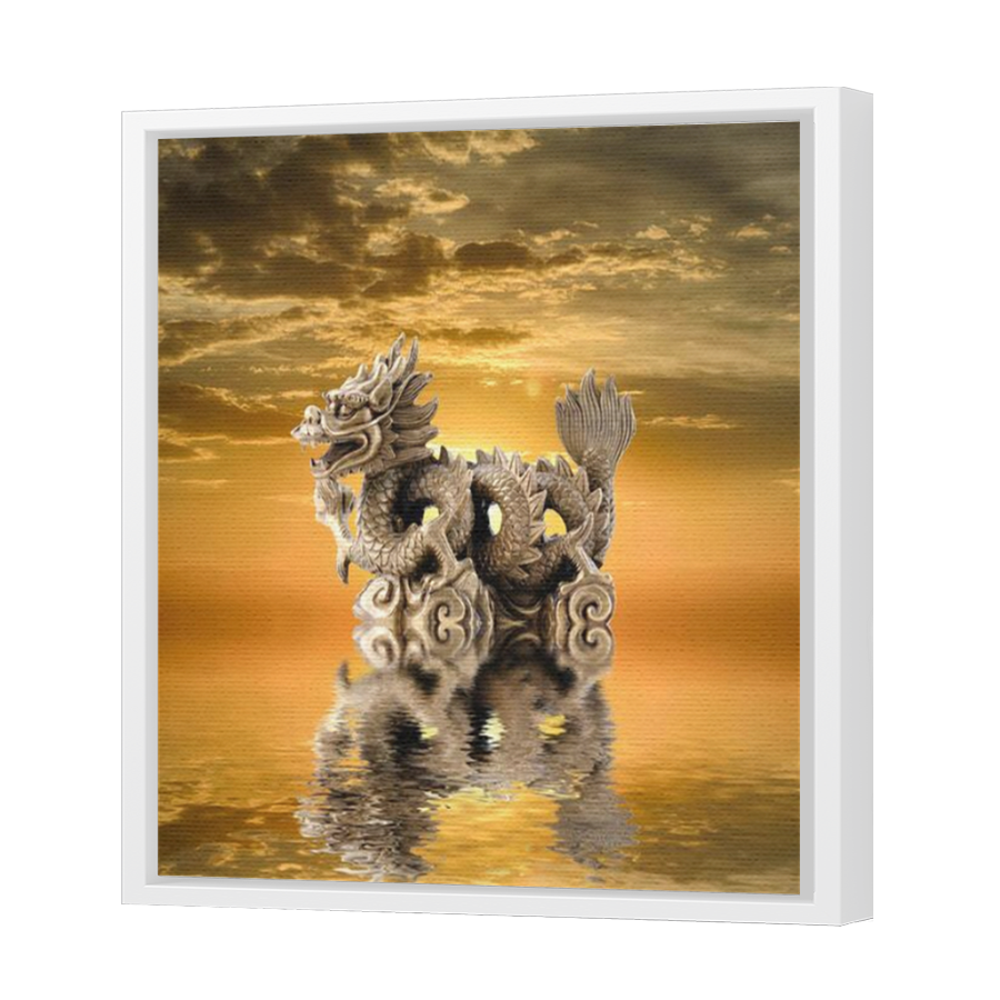 Thumbnail for Canvas - White Floating Frame