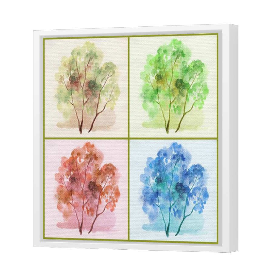 Thumbnail for Canvas - White Floating Frame