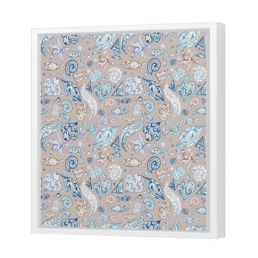 Thumbnail for Canvas - White Floating Frame
