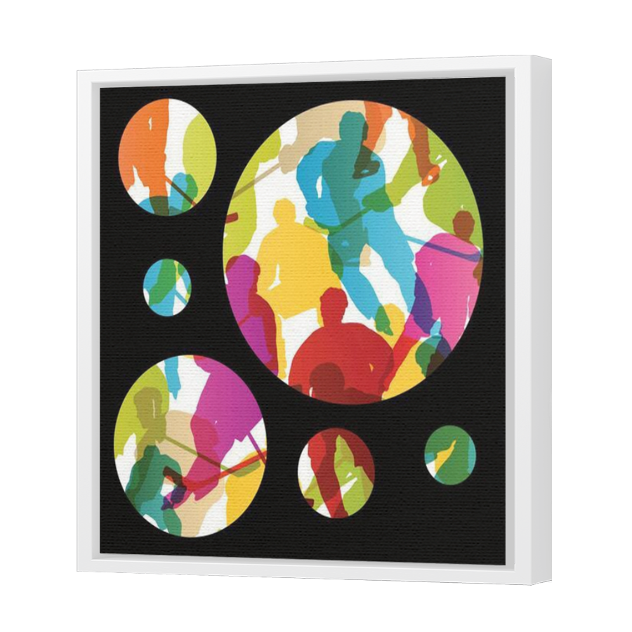 Thumbnail for Canvas - White Floating Frame