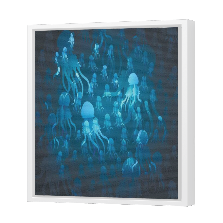Thumbnail for Canvas - White Floating Frame