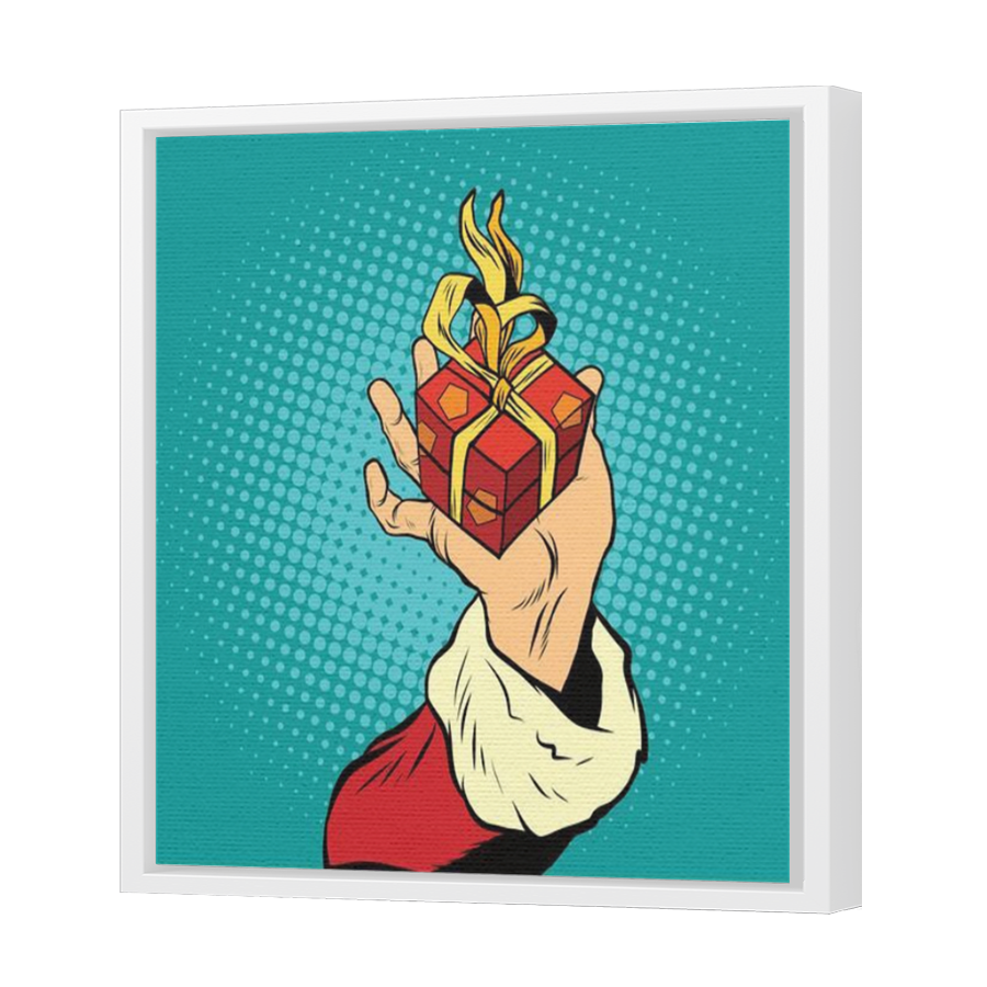 Thumbnail for Canvas - White Floating Frame