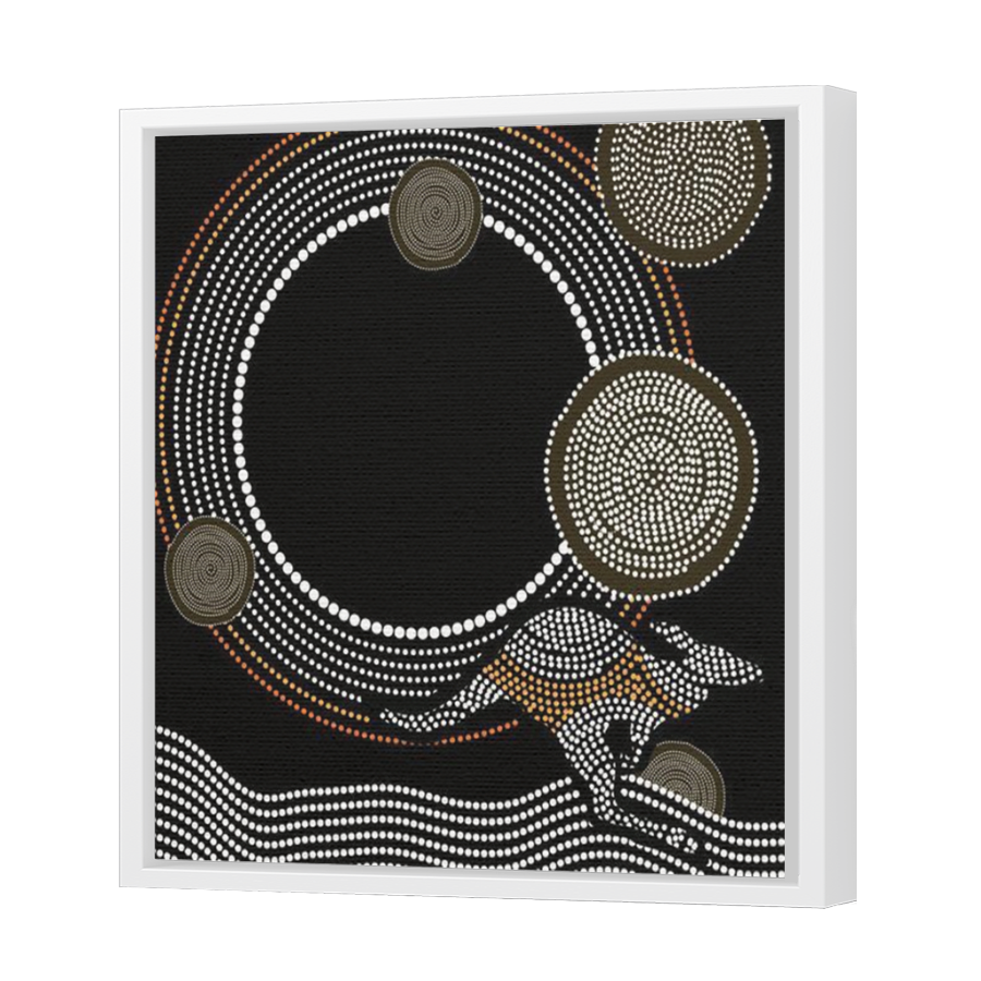 Thumbnail for Canvas - White Floating Frame