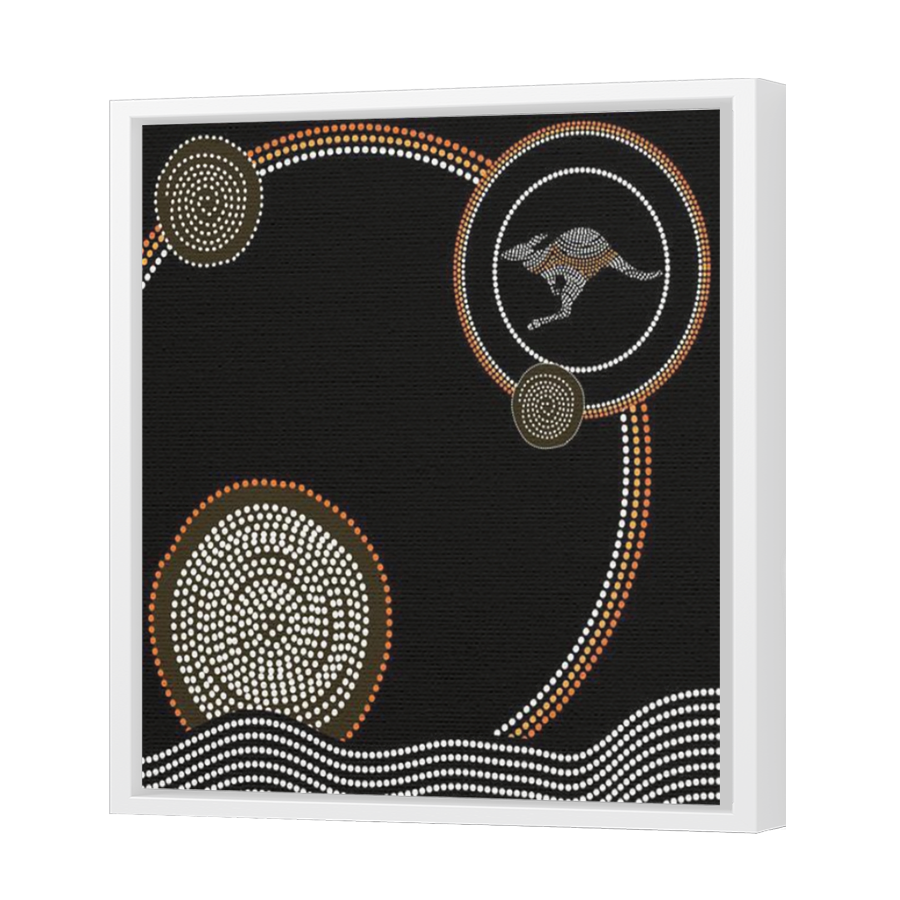 Thumbnail for Canvas - White Floating Frame