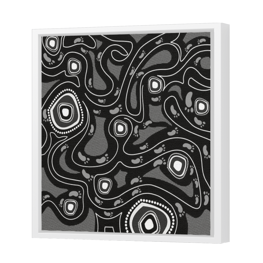 Thumbnail for Canvas - White Floating Frame