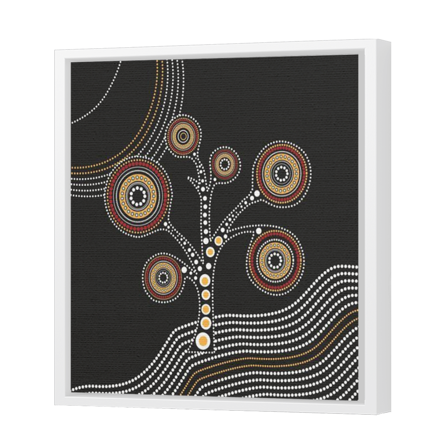 Thumbnail for Canvas - White Floating Frame