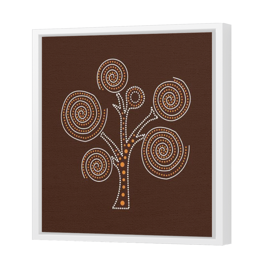 Thumbnail for Canvas - White Floating Frame