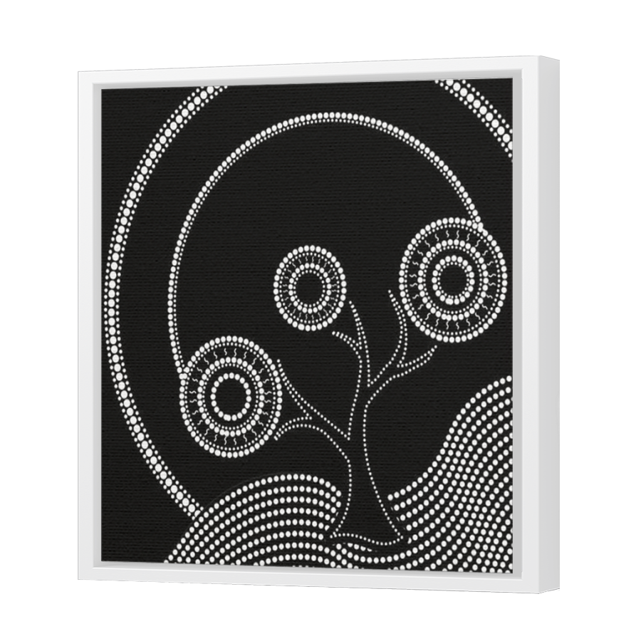 Thumbnail for Canvas - White Floating Frame