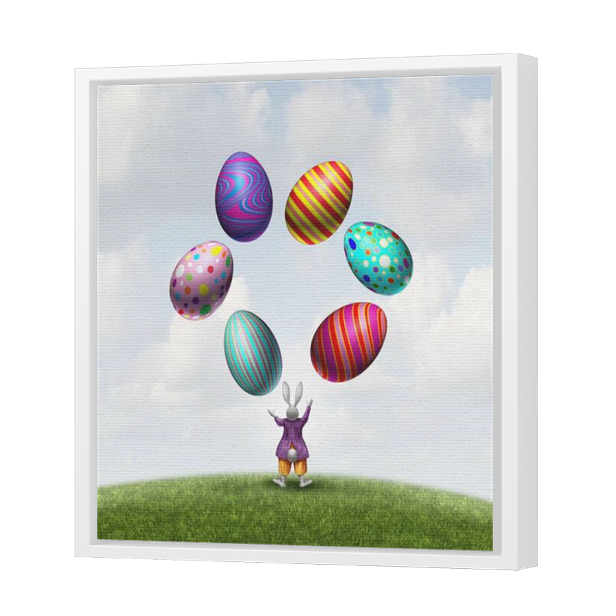 Thumbnail for Canvas - White Floating Frame