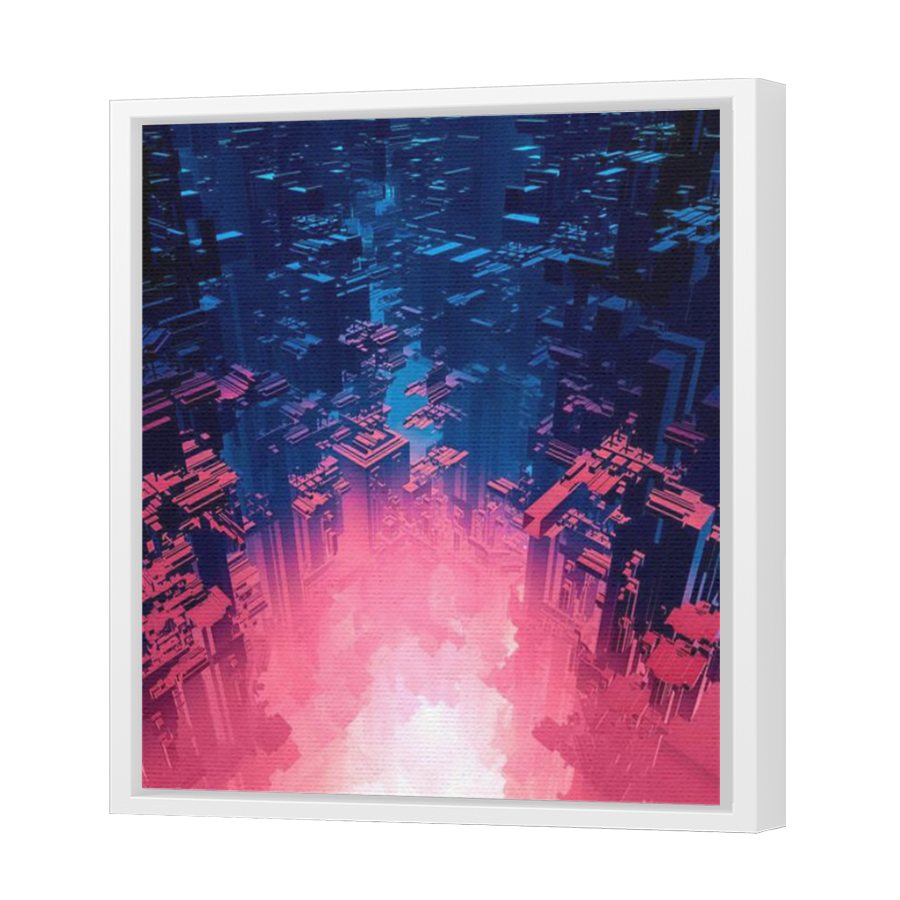 Thumbnail for Canvas - White Floating Frame