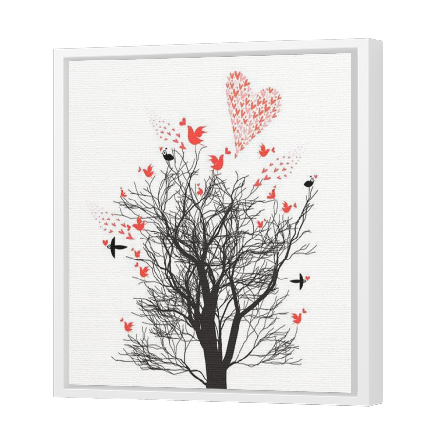 Thumbnail for Canvas - White Floating Frame