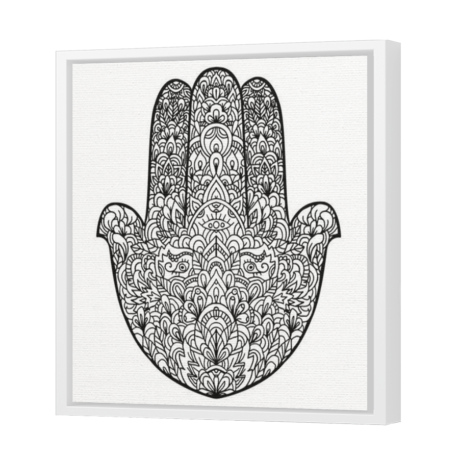 Thumbnail for Canvas - White Floating Frame