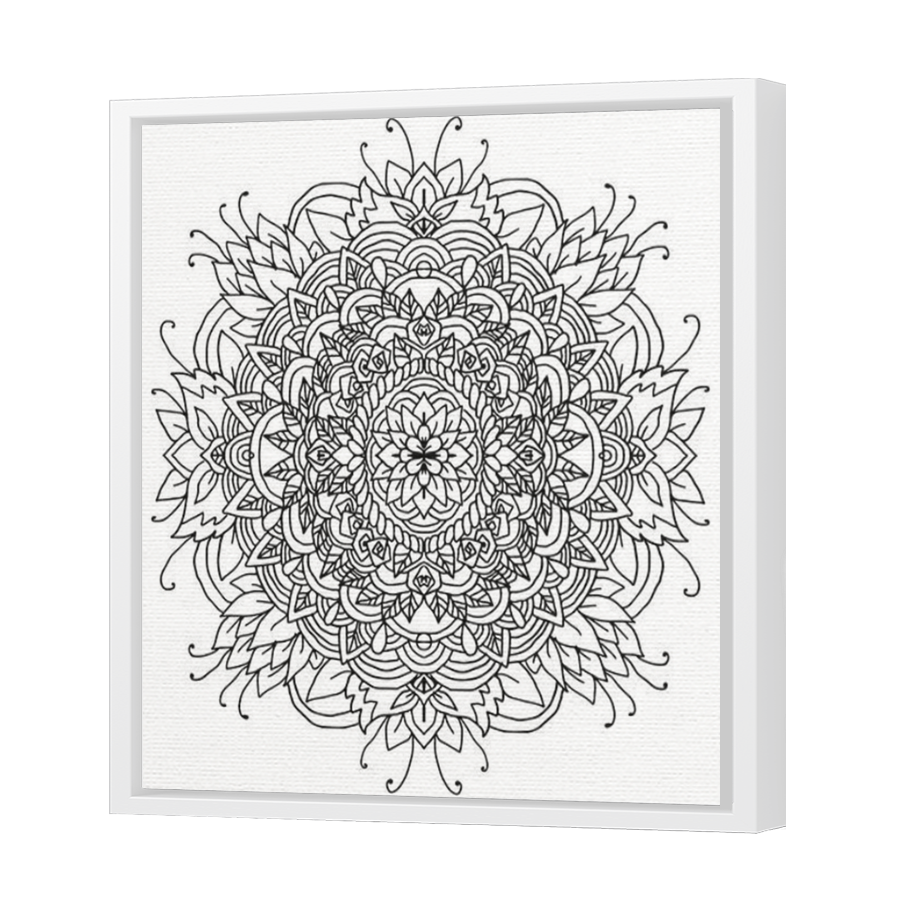 Thumbnail for Canvas - White Floating Frame