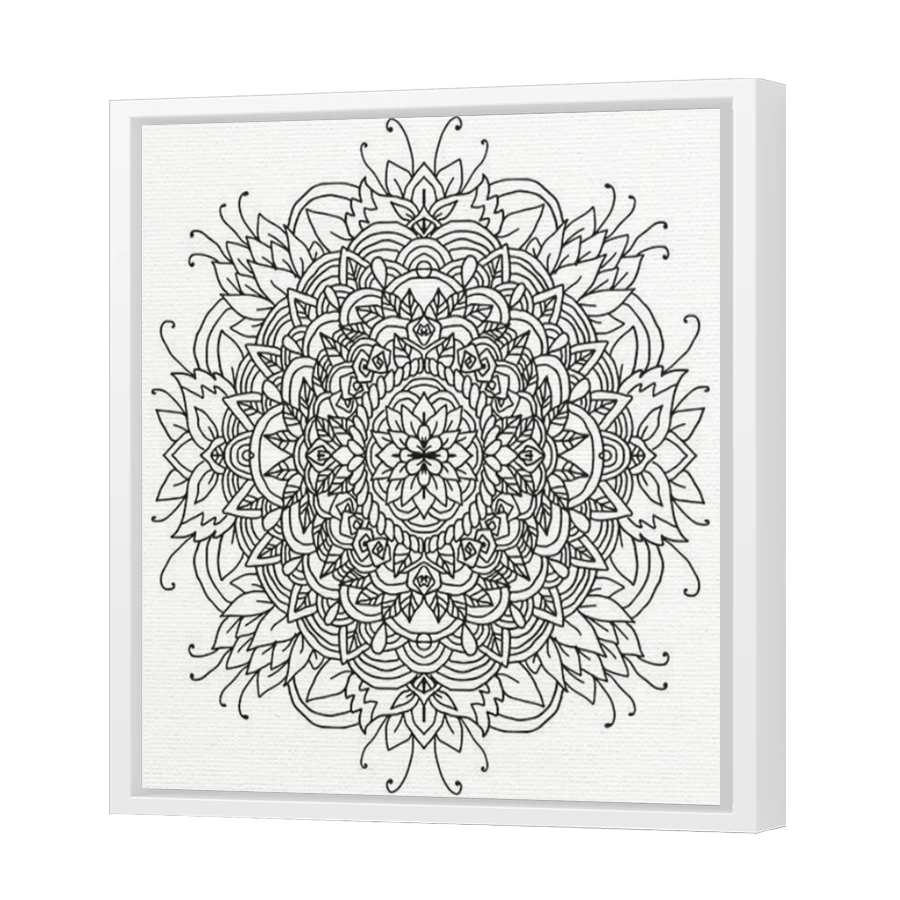 Thumbnail for Canvas - White Floating Frame