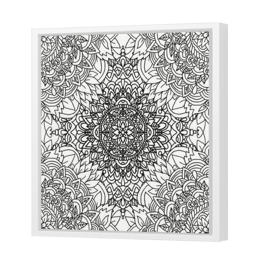 Thumbnail for Canvas - White Floating Frame