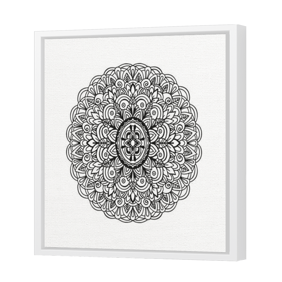 Thumbnail for Canvas - White Floating Frame