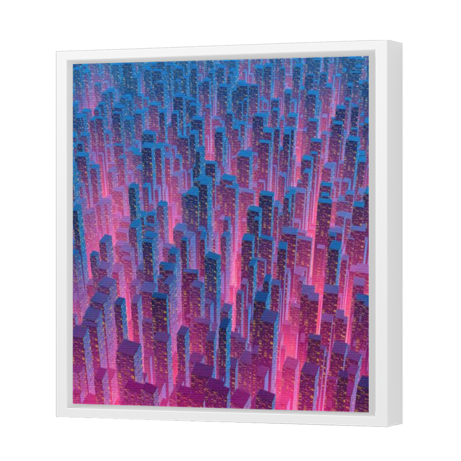 Thumbnail for Canvas - White Floating Frame