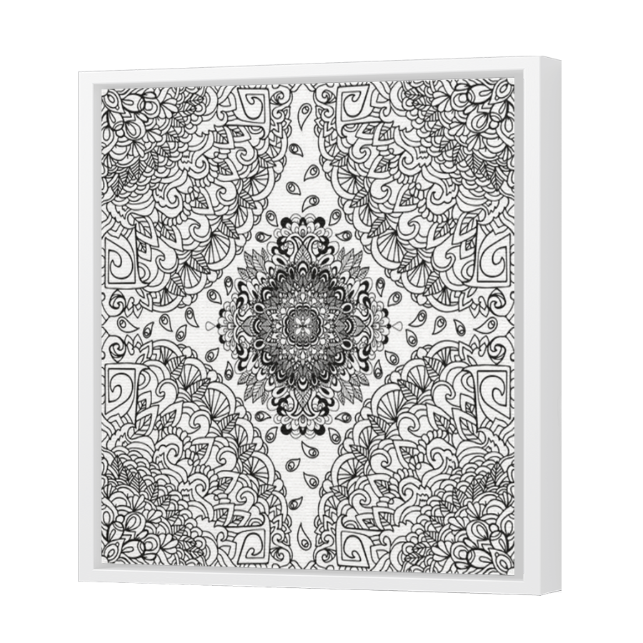 Thumbnail for Canvas - White Floating Frame