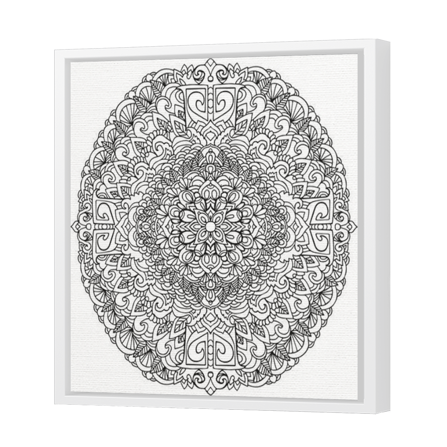 Thumbnail for Canvas - White Floating Frame