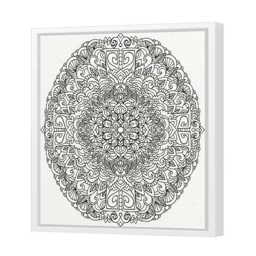 Thumbnail for Canvas - White Floating Frame