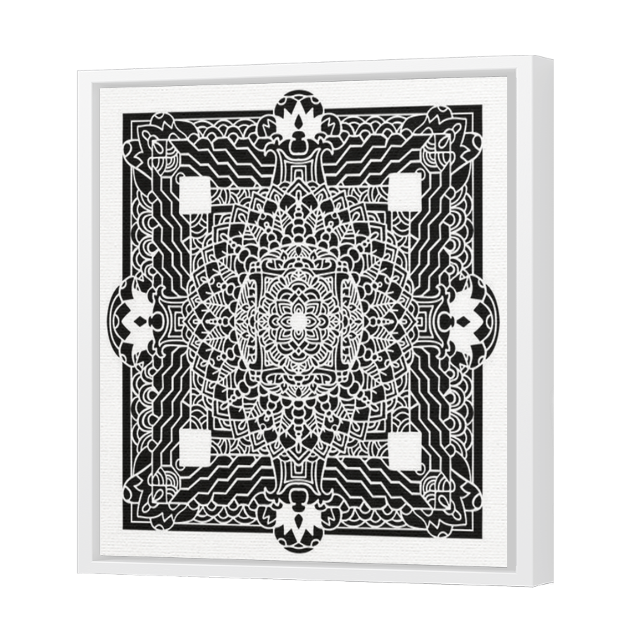 Thumbnail for Canvas - White Floating Frame