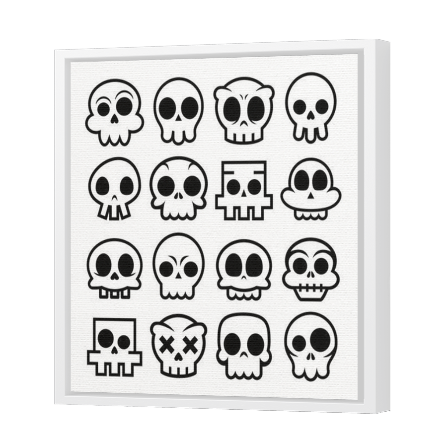 Thumbnail for Canvas - White Floating Frame
