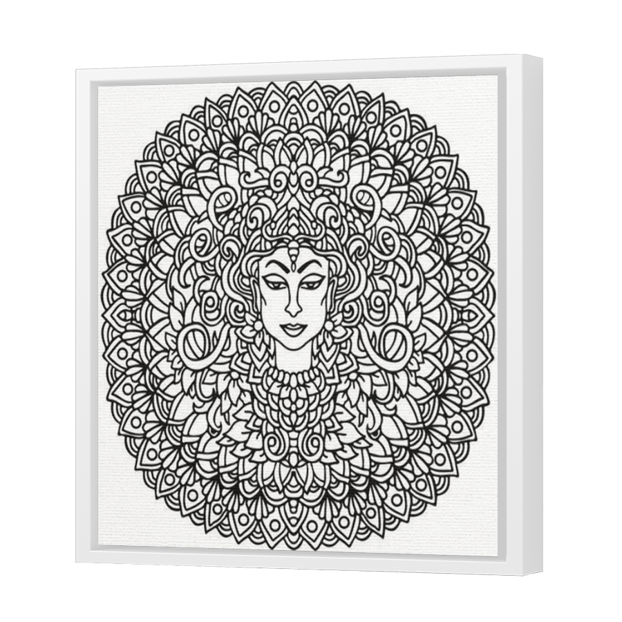 Thumbnail for Canvas - White Floating Frame
