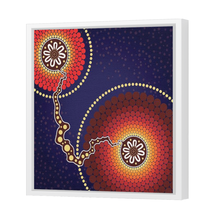Thumbnail for Canvas - White Floating Frame