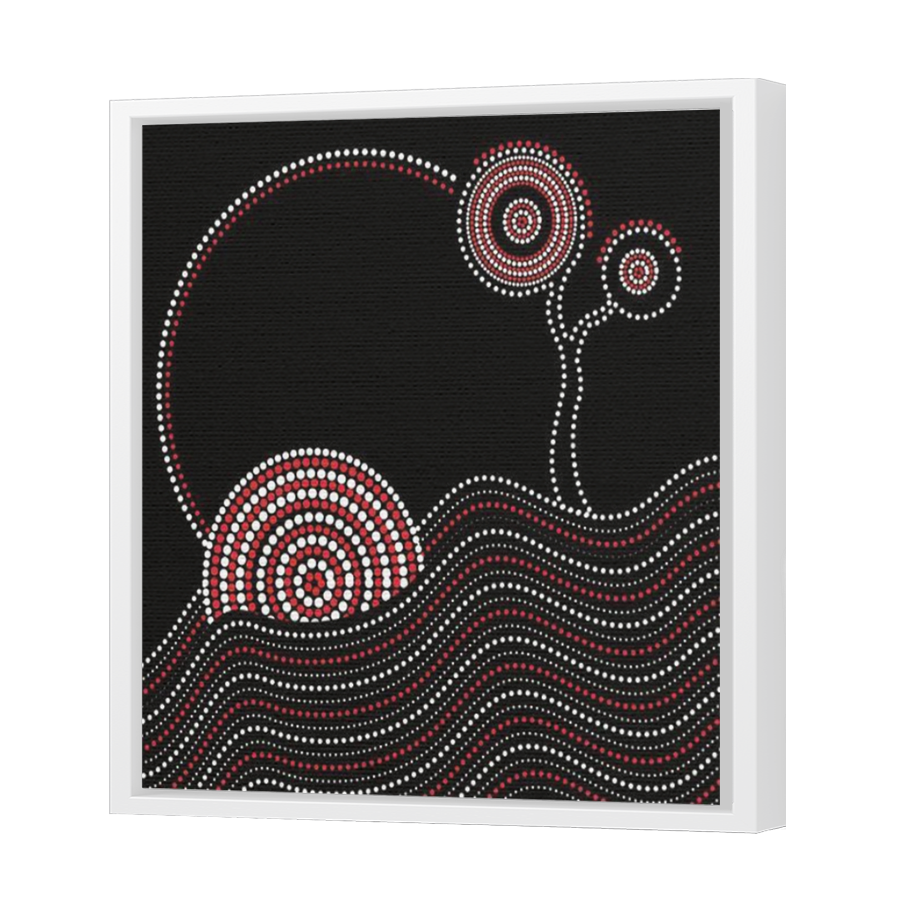 Thumbnail for Canvas - White Floating Frame