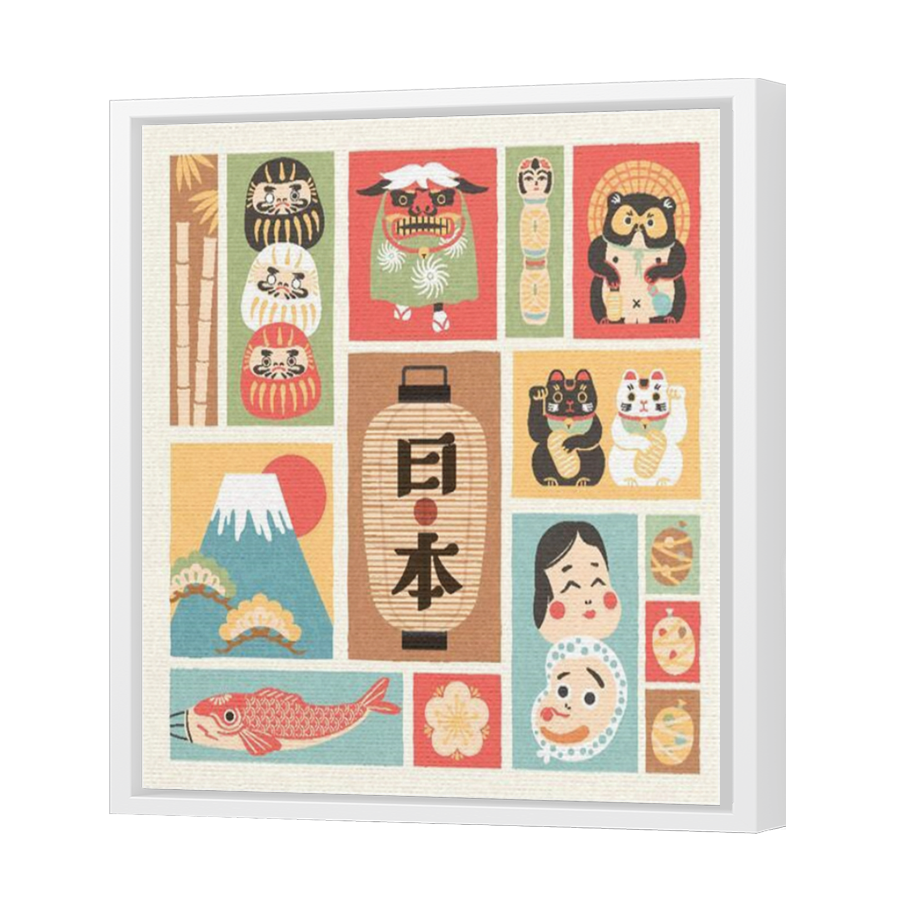 Thumbnail for Canvas - White Floating Frame