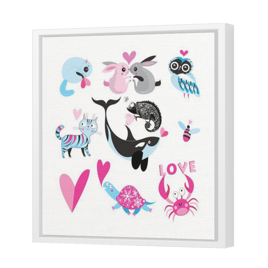 Thumbnail for Canvas - White Floating Frame