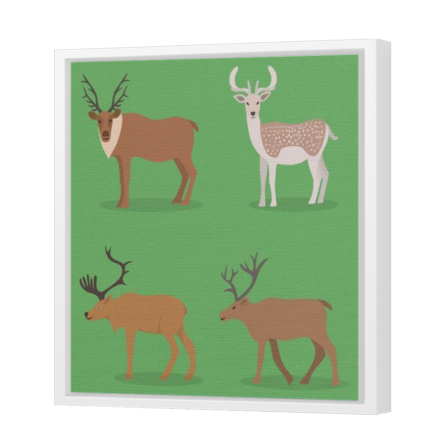Thumbnail for Canvas - White Floating Frame
