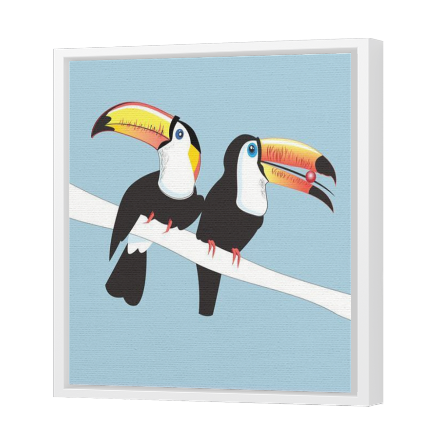 Thumbnail for Canvas - White Floating Frame
