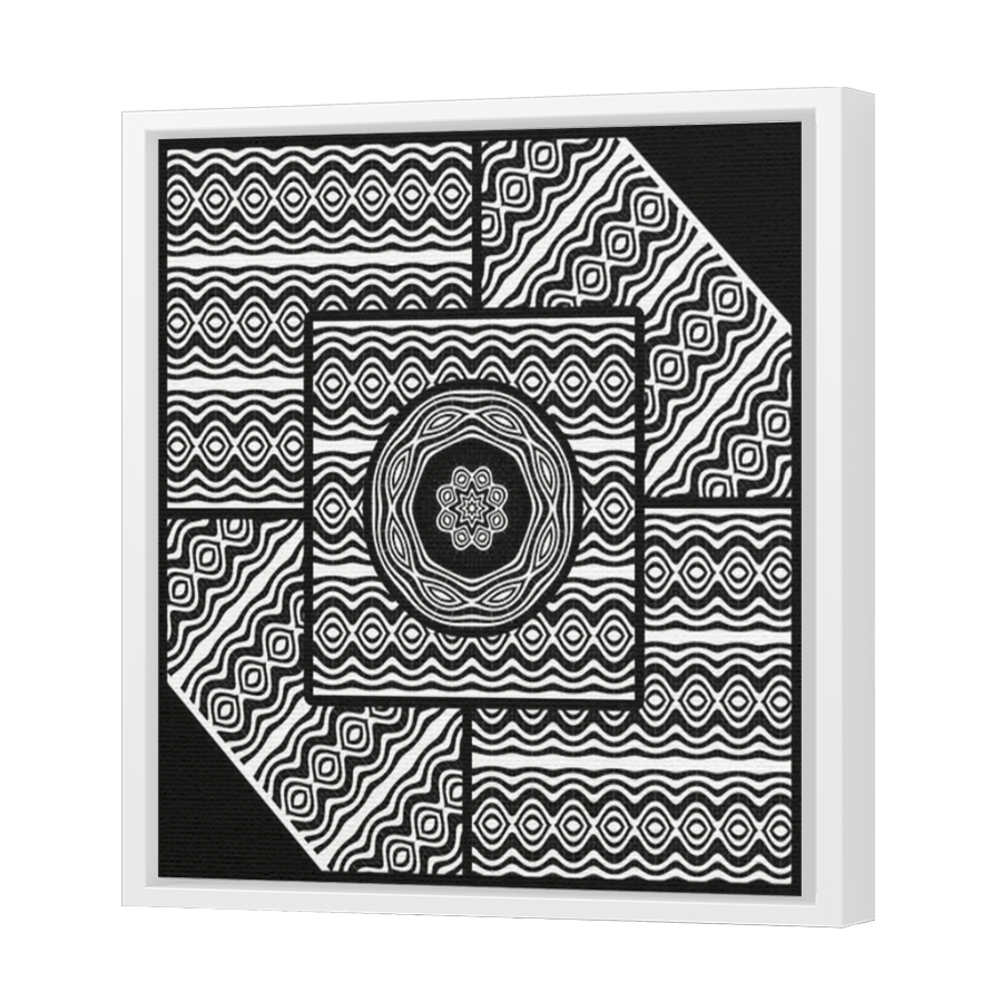 Thumbnail for Canvas - White Floating Frame