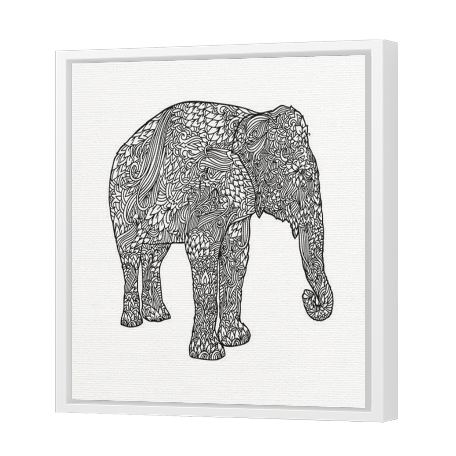 Thumbnail for Canvas - White Floating Frame
