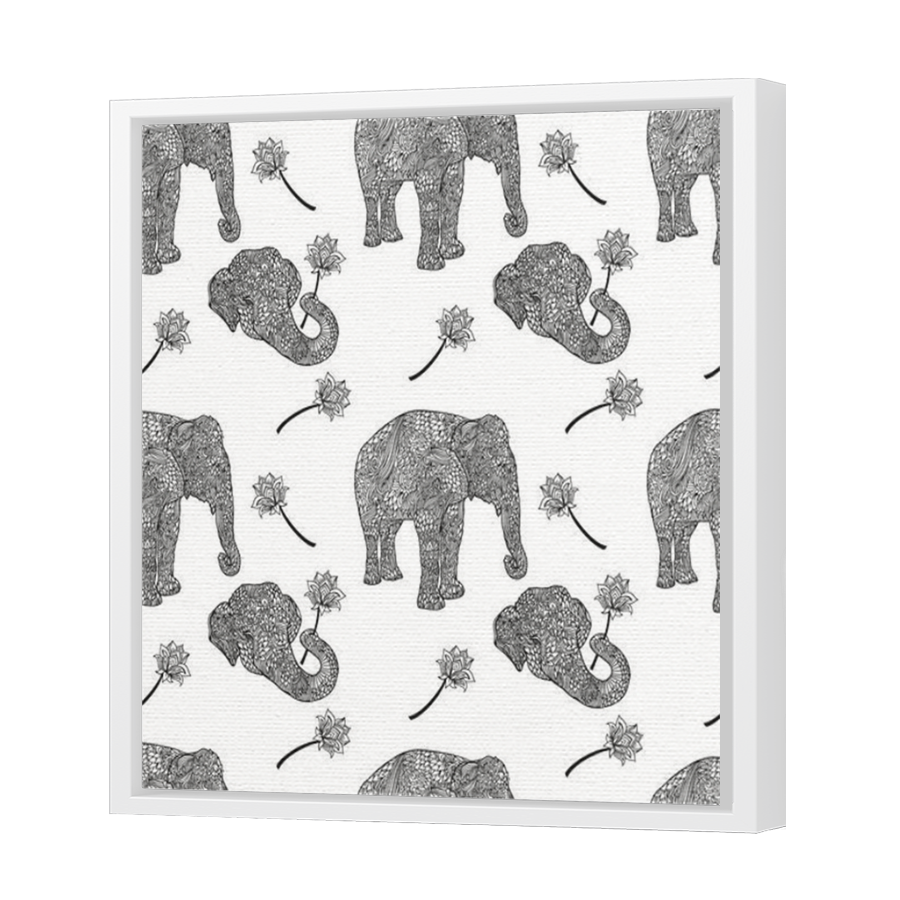 Thumbnail for Canvas - White Floating Frame