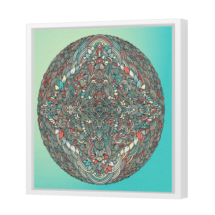 Thumbnail for Canvas - White Floating Frame