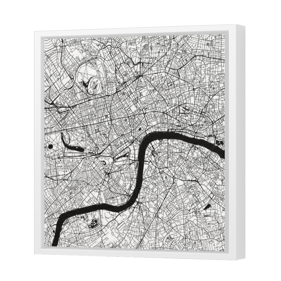 Thumbnail for Canvas - White Floating Frame