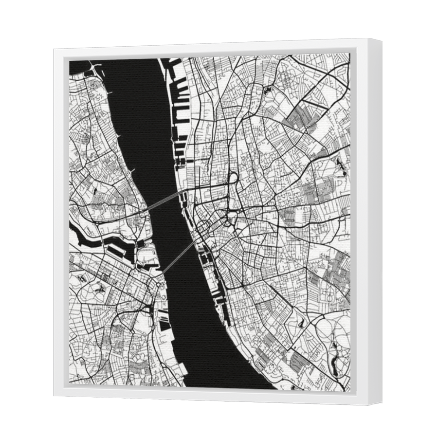 Thumbnail for Canvas - White Floating Frame