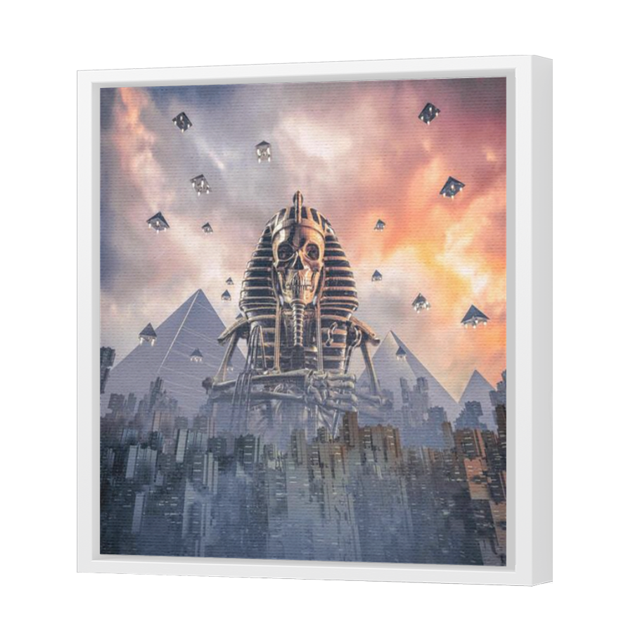 Thumbnail for Canvas - White Floating Frame