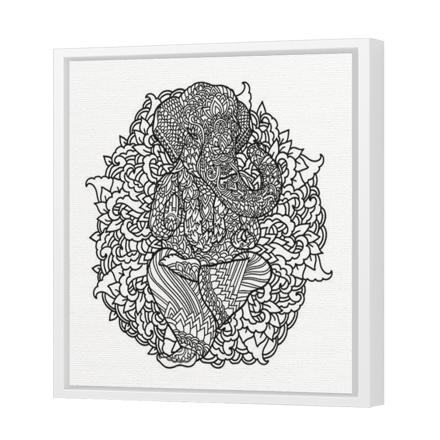 Thumbnail for Canvas - White Floating Frame