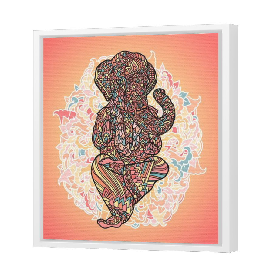Thumbnail for Canvas - White Floating Frame
