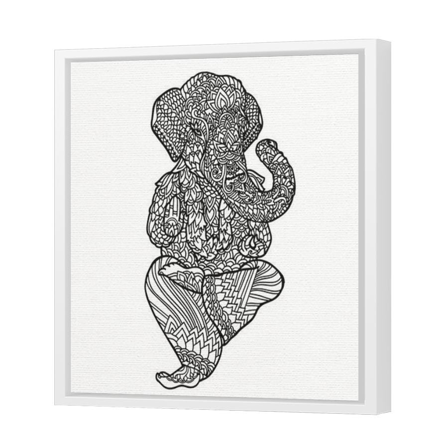 Thumbnail for Canvas - White Floating Frame