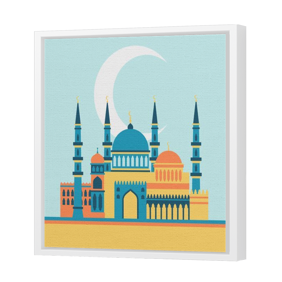 Thumbnail for Canvas - White Floating Frame