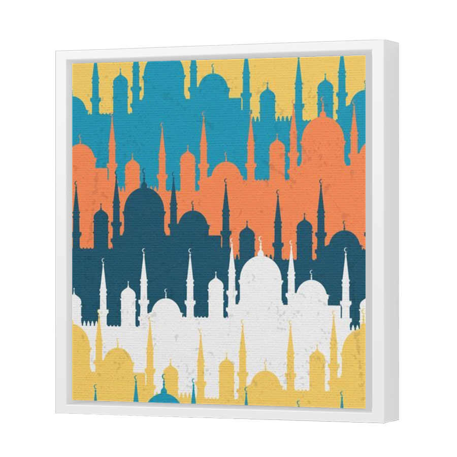 Thumbnail for Canvas - White Floating Frame
