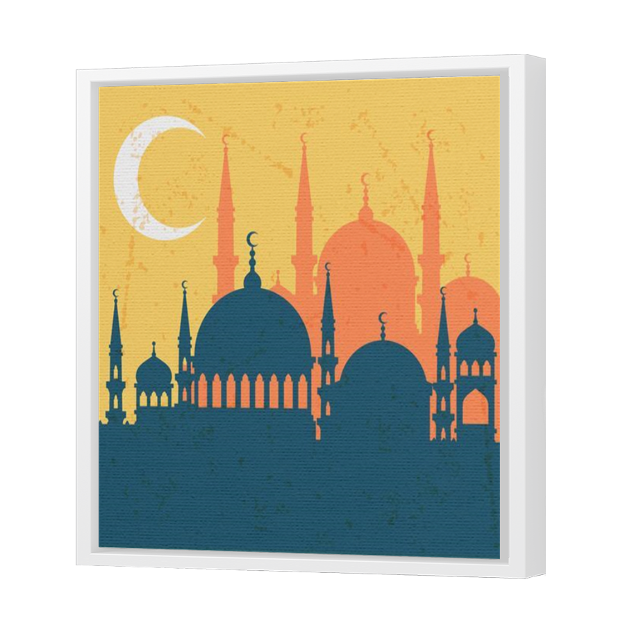 Thumbnail for Canvas - White Floating Frame