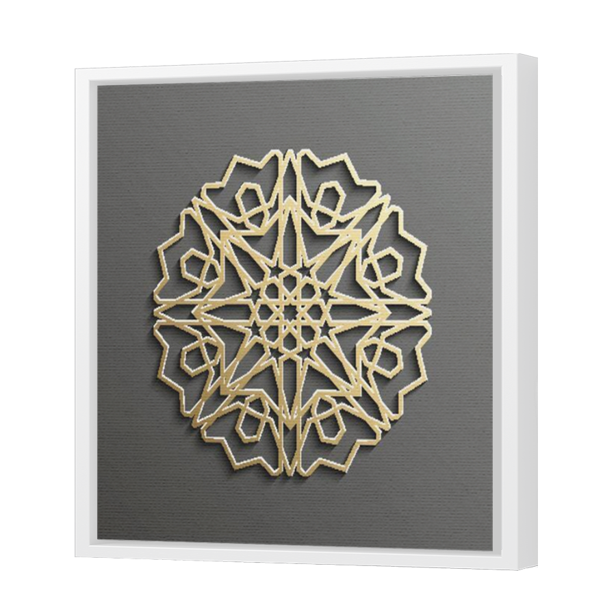 Thumbnail for Canvas - White Floating Frame